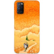 Manitoba Oppo A52 / A72 / A92 Uyumlu Baskılı Yumuşak Silikon Şeffaf Telefon Kılıfı