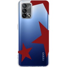 Manitoba Oppo A74 Uyumlu Baskılı Yumuşak Silikon Şeffaf Telefon Kılıfı