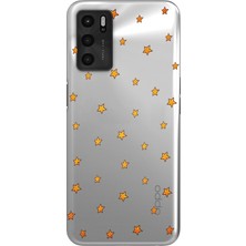 Manitoba Oppo A16 / A55 Uyumlu Baskılı Yumuşak Silikon Şeffaf Telefon Kılıfı