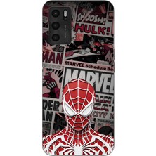 Manitoba Oppo A16 / A55 Uyumlu Baskılı Yumuşak Silikon Şeffaf Telefon Kılıfı