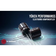 Tv Kondansatör , Lsecon , 220UF 16V , 6/12 ( 10 ADET )