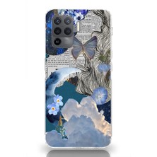 Manitoba Oppo Reno 5 Lite Uyumlu Baskılı Yumuşak Silikon Şeffaf Telefon Kılıfı