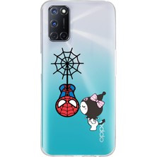 Manitoba Oppo A52 / A72 / A92 Uyumlu Baskılı Yumuşak Silikon Şeffaf Telefon Kılıfı