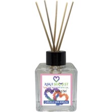 Aşk-ı Sermest Toptan Aşkın Kokusu Çiçek Aromalı Bambu Çubuklu Oda Kokusu Reed Diffuser Ortam Kokusu Parfüm, Küp Şişe, 120 mL, 10 Adet