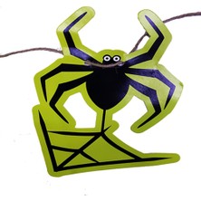 LTG Nova Örümcek Şekilli Asmalı Halloween Flama Banner Afiş 2 Metre