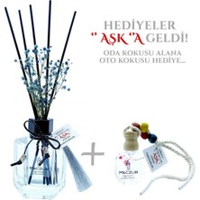 Aşk-ı Sermest Toptan Meczub Aşk Serisi Ölümsüz Aşk İxiri Kokulu 5 x 120 ml Köşeli Şişe Bambu Çubuklu Ortam Kokusu Reed Diffuser Oda Kokusu