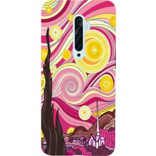 Manitoba Oppo Reno 2z Uyumlu Baskılı Yumuşak Silikon Şeffaf Telefon Kılıfı