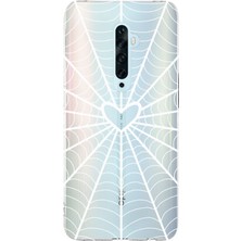 Manitoba Oppo Reno 2z Uyumlu Baskılı Yumuşak Silikon Şeffaf Telefon Kılıfı