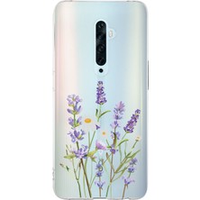 Manitoba Oppo Reno 2z Uyumlu Baskılı Yumuşak Silikon Şeffaf Telefon Kılıfı
