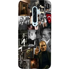 Manitoba Oppo Reno 2z Uyumlu Baskılı Yumuşak Silikon Şeffaf Telefon Kılıfı