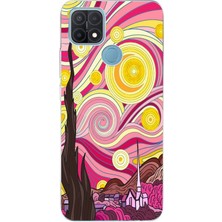 Manitoba Oppo A15 / A15S Uyumlu Baskılı Yumuşak Silikon Şeffaf Telefon Kılıfı