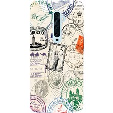 Manitoba Oppo Reno 2z Uyumlu Baskılı Yumuşak Silikon Şeffaf Telefon Kılıfı