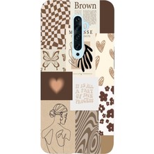 Manitoba Oppo Reno 2z Uyumlu Baskılı Yumuşak Silikon Şeffaf Telefon Kılıfı