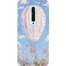 Manitoba Oppo Reno 2z Uyumlu Baskılı Yumuşak Silikon Şeffaf Telefon Kılıfı