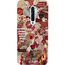 Manitoba Oppo Reno 2z Uyumlu Baskılı Yumuşak Silikon Şeffaf Telefon Kılıfı