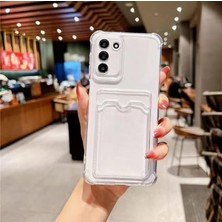 Cavora Amsung Galaxy S21 Fe Uyumlu Kamera Korumalı Kartlıklı Köşeleri Airbag Tasarımlı Darbe Önleyici Şeffaf Silikon Kılıf (Şeffaf, Samsung Galaxy S20 Fe)