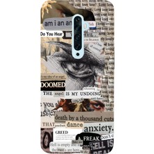 Manitoba Oppo Reno 2z Uyumlu Baskılı Yumuşak Silikon Şeffaf Telefon Kılıfı