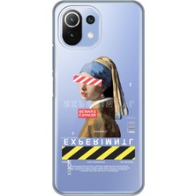 Manitoba Xiaomi Mi 11 Lite Uyumlu Baskılı Yumuşak Silikon Şeffaf Telefon Kılıfı