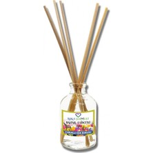 Aşk-ı Sermest Toptan Bahar Esintisi Aromalı Bambu Çubuklu Oda Kokusu Reed Diffuser Ortam Kokusu Parfüm, Oval Şişe, 100 mL, 5 Adet