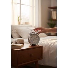 CaactuStore Metal Işıklı Çalar Saat