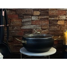 Protef Granit Istiridye Tencere 20 cm Derin – Yapışmaz Granit Kaplama, Şık ve Dayanıklı