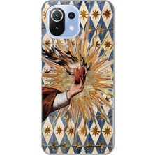 Manitoba Xiaomi Mi 11 Lite Uyumlu Baskılı Yumuşak Silikon Şeffaf Telefon Kılıfı