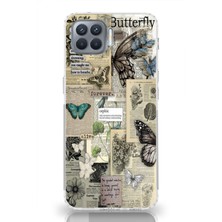 Manitoba Oppo Reno 4 Lite Uyumlu Baskılı Yumuşak Silikon Şeffaf Telefon Kılıfı