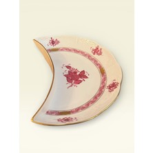 Herend El Yapımı Porselen Salata Tabağı | 20X14,5 cm | El Boyama | Koleksiyonluk