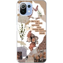 Manitoba Xiaomi Mi 11 Lite Uyumlu Baskılı Yumuşak Silikon Şeffaf Telefon Kılıfı