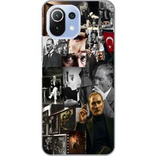 Manitoba Xiaomi Mi 11 Lite Uyumlu Baskılı Yumuşak Silikon Şeffaf Telefon Kılıfı