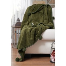 Cakkatex Ponponlu Ekstra Yumuşak Wellsoft Tv Battaniyesi|koltuk Battaniyesi