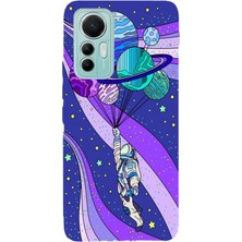 Manitoba Xiaomi Mi 12 Lite Uyumlu Baskılı Yumuşak Silikon Şeffaf Telefon Kılıfı