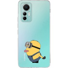 Manitoba Xiaomi Mi 12 Lite Uyumlu Baskılı Yumuşak Silikon Şeffaf Telefon Kılıfı