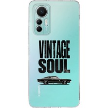 Manitoba Xiaomi Mi 12 Lite Uyumlu Baskılı Yumuşak Silikon Şeffaf Telefon Kılıfı