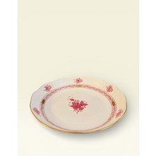 Herend El Yapımı Porselen Sunum Tabağı | 24,5 cm | El Boyama | Koleksiyonluk