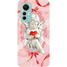 Manitoba Xiaomi Mi 12 Lite Uyumlu Baskılı Yumuşak Silikon Şeffaf Telefon Kılıfı