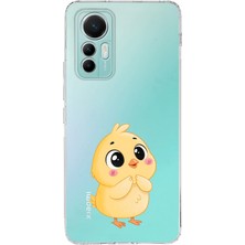 Manitoba Xiaomi Mi 12 Lite Uyumlu Baskılı Yumuşak Silikon Şeffaf Telefon Kılıfı