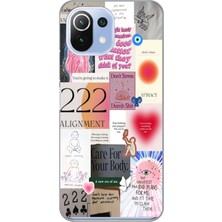 Manitoba Xiaomi Mi 11 Lite Uyumlu Baskılı Yumuşak Silikon Şeffaf Telefon Kılıfı