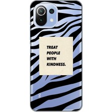 Manitoba Xiaomi Mi 11 Lite Uyumlu Baskılı Yumuşak Silikon Şeffaf Telefon Kılıfı