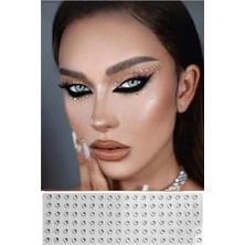 Çerçici Yüz Taşı Kristal - Burun, Vücut Taşı, Tattoo Makyaj Taşı, Yapışkanlı, 12 Adet