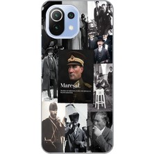 Manitoba Xiaomi Mi 11 Lite Uyumlu Baskılı Yumuşak Silikon Şeffaf Telefon Kılıfı