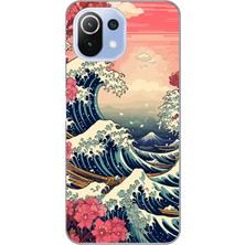 Manitoba Xiaomi Mi 11 Lite Uyumlu Baskılı Yumuşak Silikon Şeffaf Telefon Kılıfı