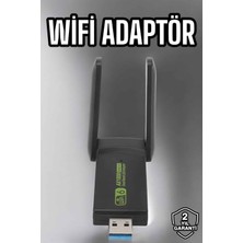 Teknodayım Wifi Adaptör Çift Bantlı Kablosuz Wifi Adaptörü