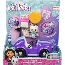 Sinerjim 6062145 Gabbys Dollhouse Pandy Paws ve Carlita Araba
