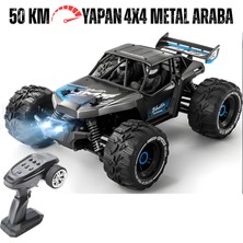 Giffy Oyuncak Uzaktan Kumandalı Metal Gövde 50 Km Hız Yapan 4x4 Off-Road Arazi Aracı Şarjlı 1400 Mah