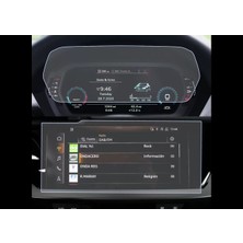 Mrtglass Audi A3 10.1 Inç Multimedya ve Dijital Panel Ekran Koruyucu 9h Na