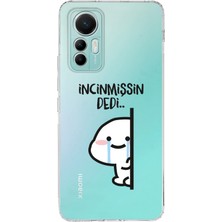 Manitoba Xiaomi Mi 12 Lite Uyumlu Baskılı Yumuşak Silikon Şeffaf Telefon Kılıfı