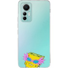 Manitoba Xiaomi Mi 12 Lite Uyumlu Baskılı Yumuşak Silikon Şeffaf Telefon Kılıfı