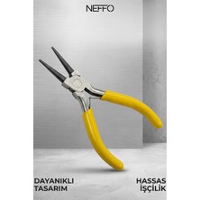 Neffo Takı Pensesi Uzun Sivri Uçlu Zincir Pensesi Tel Kesici El Işi ve Takı Yapım Aleti