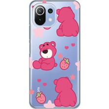 Manitoba Xiaomi Mi 11 Lite Uyumlu Baskılı Yumuşak Silikon Şeffaf Telefon Kılıfı